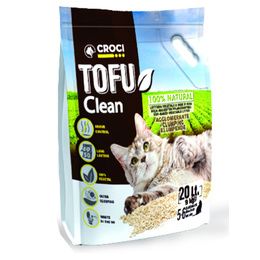 LITIÈRE TOFU CLEAN 20lt 9KG